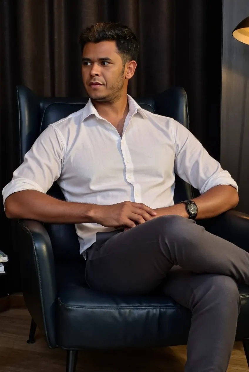 Wesley em um momento de conversa na Supremo Saúde Integrativa